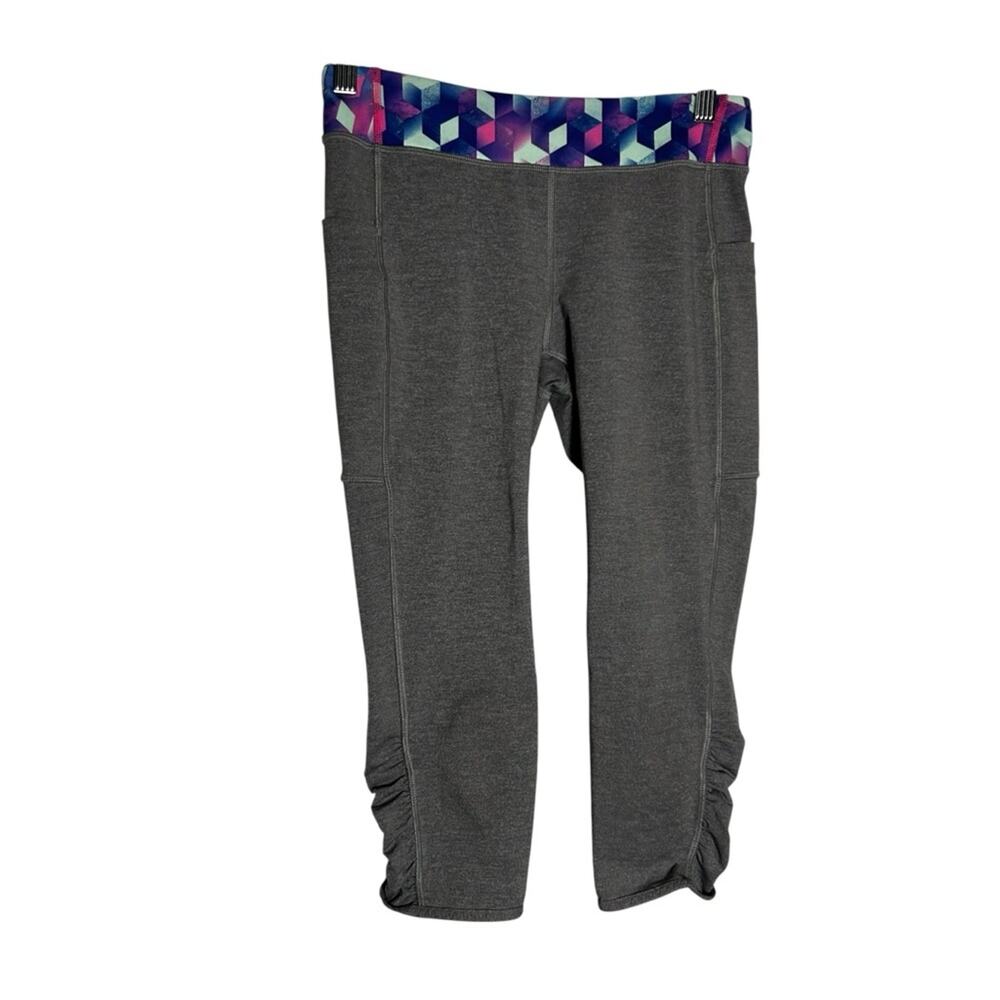 Ivivva Lululemon Kids Youth Gray Athletic Leggings Size 14 Girls